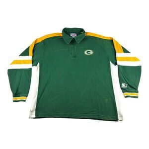Vintage Green Bay Packers NFL Starter Pro Line XL Long sleeve Green Shirt Read